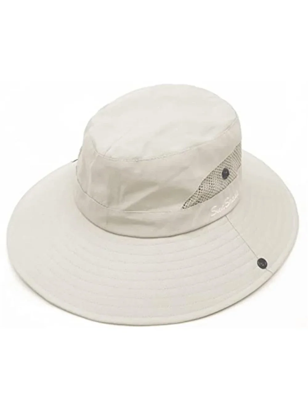 Women's Outdoor UV-Protection-Foldable Sun-Hats Mesh Wide-Brim Beach Fishing